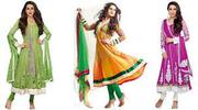 Designer Suits,  Anarkali Suits,  Salwar Kameez @ Online 