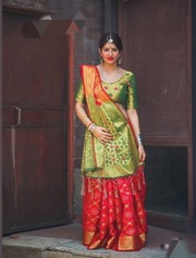 Patola Wedding Wear saree with blouse at Kalavat