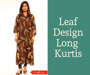 Leaf Design Long Kurtis