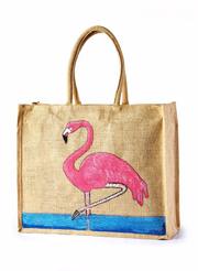 Jute Grocery Custom hand painted bags manufacturer,  exporter