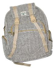 hemp backpack with laptop pocket bag