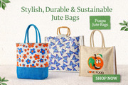 Stylish,  Durable & Sustainable Jute Bags
