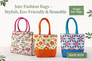 Jute Fashion Bags – Stylish,  Eco-Friendly & Reusable
